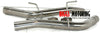 2005-2010 Mustang GT V8 2.5 Polished Stainless Steel Muffler - BIGGSMOTORING.COM