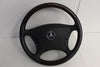 00-06 Mercedes Benz W220 W215 Cl500 Driver Woodgrain Steering Wheel Airbag S500 - BIGGSMOTORING.COM