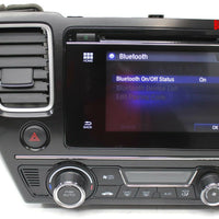 2014-2015 Honda Civic Radio Stereo Cd Player Touch Screen 39100-TT1-A51-M1