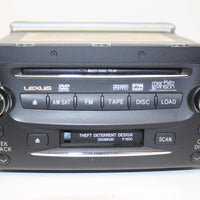 2006 LEXUS GS300 MARK LEVINSON 6 DISC CHANGER CD CASSETTE PLAYER 86120-30C80-C0 - BIGGSMOTORING.COM