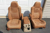 99-2010 FORD F250 F350 KING RANCH LEATHER SEATS BUCKETS NICE CREW CAB 2006 ALL