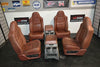 99-10 FORD SD F250 F350 KING RANCH FRONTLEATHER BUCKETS SEAT console