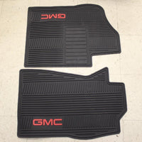 2007-2012 GMC SIERRA PREMIUM ALL WEATHER FRONT FLOOR MATS W/ GMC LOGO 19155813