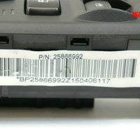 2006-2009 Gmc Envoy Rainer Driver Left Side Power Window Master Switch 25866992 - BIGGSMOTORING.COM