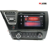 2014-2015 Honda Civic Radio Information Display Screen Cd Player 39100-TS9-A02-M