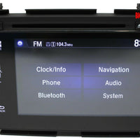 2016-2018 Honda HR-V Touch Screen Navigation Radio Cd Player 39100-T7W-A610-M1