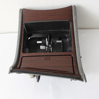 01-02 Cadillac Escalade Center Console Cup Holder & Ash Tray Woodgrain Trim Tan - BIGGSMOTORING.COM