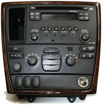 2005-2009 Volvo S60 V70 XC70 Climate Control Radio Stereo Cd Player - BIGGSMOTORING.COM