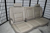 14-18 Silverado Sierra Tan Leather Rear Seat Crew Cab W/ Cup Holder 60/40 Fold - BIGGSMOTORING.COM