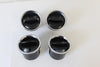 2004-2008 FORD F150 DASH A/C AIR VENTS BLACK & CHROME SET of 4 2007 2006 2005 - BIGGSMOTORING.COM