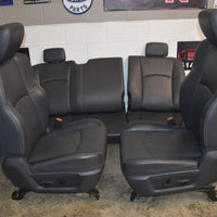 09-18 Dodge Ram Crew Cab  Seats Black Leather Powered Heated & Cooled Set Seat - BIGGSMOTORING.COM