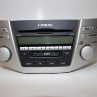 2007-2009 LEXUS RX350 RX400H RADIO STEREO CASSEETE CD PLAYER 86120-0E070