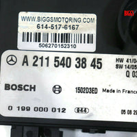 2003-2008 Mercedes Benz W211 E500 Battery Load Control Module A 211 540 38 45 - BIGGSMOTORING.COM