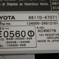 DISPLAY GPS INFO SCREEN 86110-47071 NAVIGATION 04 05 06 TOYOTA PRIUS