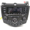 2003-2007 Honda Accord Radio 6 Disc Cd Player Ac Control 39175-SDA-L110-M2 - BIGGSMOTORING.COM