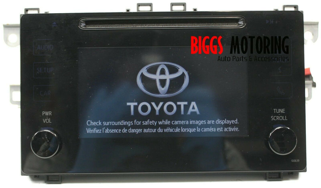 2017-2019 Toyota Corolla Radio Cd Player Touch Display Screen 86140-02520