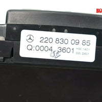 2006-2008 Mercedes Benz W220 S500 Ac Heater Climate Control Unit 220 830 09 85 - BIGGSMOTORING.COM