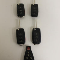 Lot Of 5 Volkswagen Key Fob Remotes Smart Keys Flip Key