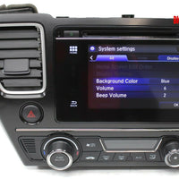 2014-2015 Honda Civic Radio Stereo Cd Player Touch Screen 39100-TT1-A51-M1