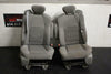 99-10 FORD F250 F350 FRONT JUMP SEATS GREY CLOTH 2005 RIGHT  & LEFT