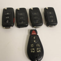 Lot Of 5 Volkswagen Key Fob Remotes Smart Keys Flip Key