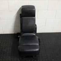 04-08 Ford F 150 Black  Leather Console Jump Seat F150 Lariat 2007 4 Cup Holders - BIGGSMOTORING.COM