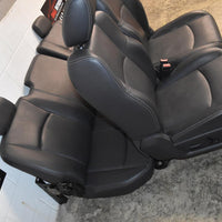 09-18 Dodge Ram Crew Cab  Seats Black Leather Powered Heated & Cooled Set Seat - BIGGSMOTORING.COM