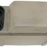 2004-2008 Ford F150 Floor Center Console Storage & Cup Holder Brown & Tan - BIGGSMOTORING.COM