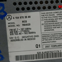 2006-2008 Mercedes Benz W164  ML550 Navigation Radio Cd Player A 164 870 35 89 - BIGGSMOTORING.COM