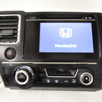 14 15 2015 Honda Civic Si Touch Screen Radio Unit W/Vent Oem Nr241-Uh - BIGGSMOTORING.COM