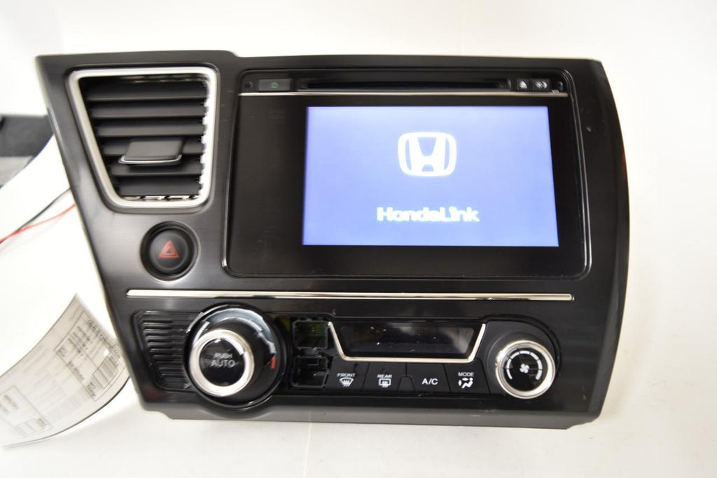 14 15 2015 Honda Civic Si Touch Screen Radio Unit W/Vent Oem Nr241-Uh - BIGGSMOTORING.COM