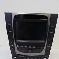 2006 Lexus  Radio 6 Disc Changer Cd Player Display Screen W/ Climate Control - BIGGSMOTORING.COM