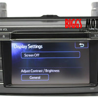 2014-2015 Toyota Rav4 100067 Radio Stereo Cd Player Display Screen 86140-42010