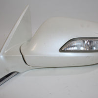 2009-2012 ACURA RL DRIVER LEFT SIDE POWER DOOR MIRROR WHITE