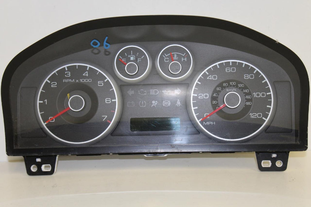 2006-2007 FORD FUSION SPEEDOMETER GAUGE CLUSTER MILEAGE UNKNOWN  6E5T-10849-BF - BIGGSMOTORING.COM