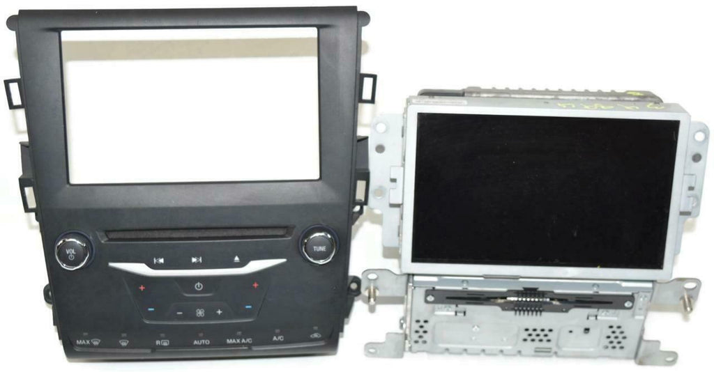 13-15 Ford Fusion Info Display Screen CD Player (3 Pieces) DS7T-14F239-BR - BIGGSMOTORING.COM