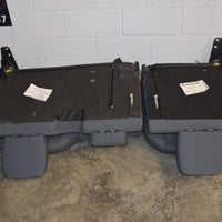 13-18 DODGE RAM FRONT & REAR SEAT SLATE GRAY SET OEM GOOD CONDITION full 4 door