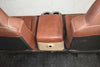 99-2010 FORD SD F250 F350 KING RANCH REAR LEATHER BUCKETS SEATS & CONSOLE WMOUNT