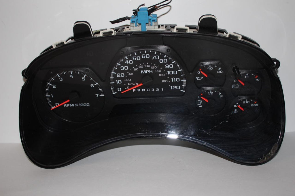 2006-2009 CHEVY TRAILBLAZER SPEEDOMETER GAUGE CLUSTER 15140618 144K - BIGGSMOTORING.COM