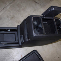 2008 OEM DODGE caravan SLIDING FRONT CENTER CONSOLE DRINK W/ BASE & BOLTS BLACK