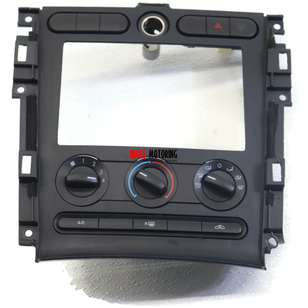 2005-2009 Ford Mustang Ac Heater Climate Control Bezel 7R33-19980-BF - BIGGSMOTORING.COM