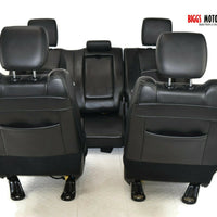 2013-2018 Dodge Ram Front & Rear Left & Right Leather Seat Set Black