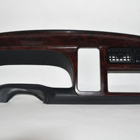 98 01 DODGE RAM 1500 2500 CENTER DASH RADIO CLUSTER BEZEL 5GK52AAAAA WOODGRAIN