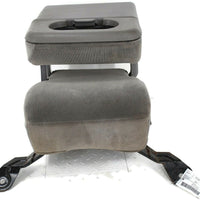 1999-2010 Ford F250 Center Console Jump Seat  W/ Storage Gray - BIGGSMOTORING.COM