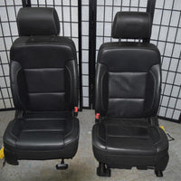 2014-2017 Silverado Sierra Oem Leather Seats Front & Rear Set Jump Seat Crew Cab