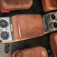 99-10 FORD SD F250 F350 KING RANCH FRONTLEATHER BUCKETS SEAT console