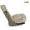 2004-2008  Ford F150 Center Console Jump Seat W/ Storage & Cup Holder Tan - BIGGSMOTORING.COM