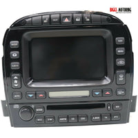 2004-2008 Jaguar XJ8 XJR Navigation Radio Ac Display Screen 2W93-10E889-AE - BIGGSMOTORING.COM