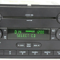 2006-2009 Ford Fusion Radio Stereo 6 Disc Changer Cd  Player 6E5T-18C815-AL - BIGGSMOTORING.COM