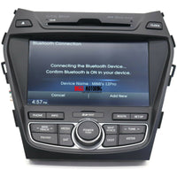 2015 Hyundai Santa Fe  Infinity Navigation Radio Touch Display 96560-4Z1154X